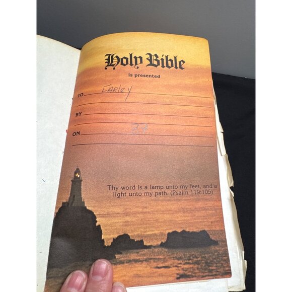 1975 Edition The Open Bible King James Version By Royal Leather Bound READ USA - Picture 6 of 14